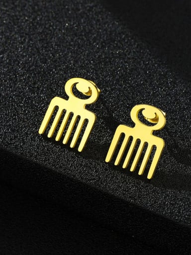 5 Stainless steel Icon Ethnic African symbols Earring