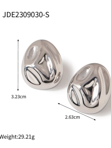 JDE2309030 S Stainless steel Geometric Trend Stud Earring