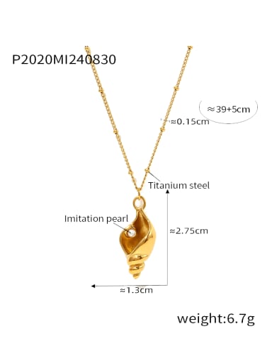 Titanium Steel Irregular Minimalist Necklace