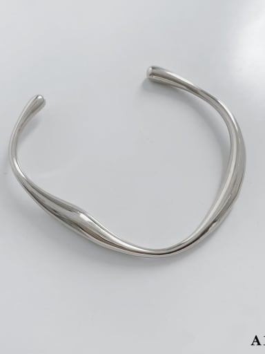 Stainless steel Cubic Zirconia Geometric Dainty Link Bracelet