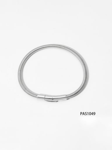 Steel Bracelet PAS1049 Stainless steel Hip Hop Snake Bone Chain  Bracelet and Necklace Set