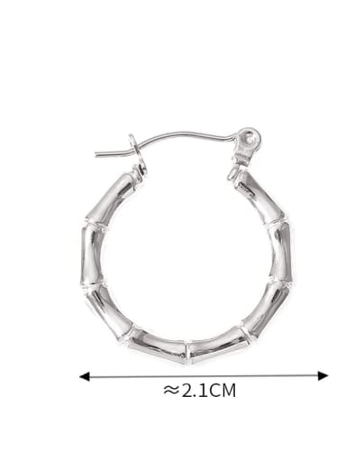 TXF067 Steel Earrings Trend Geometric Titanium Steel Bangle Earring and Necklace Set