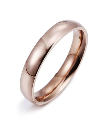 Stainless steel Smooth Geometric Minimalist Band Ring