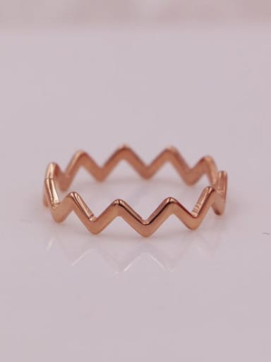 Titanium geometry  Minimalist Band Ring