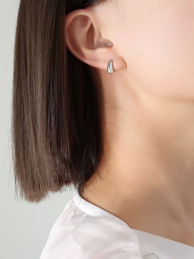 F106 Steel Earrings Titanium Steel Geometric Trend Stud Earring