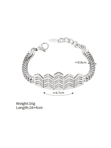 E103 Steel Bracelet Titanium Steel Cubic Zirconia Hip Hop Irregular Bracelet and Necklace Set