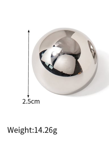 JDE2309036 S Stainless steel Geometric Trend Stud Earring