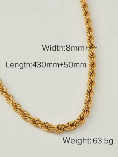 Stainless steel Trend Link Necklace
