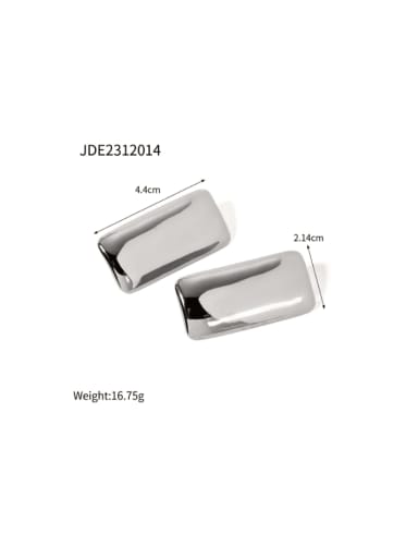JDE2312014 Steel Stainless steel Geometric Hip Hop Stud Earring
