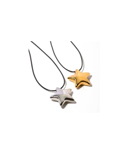 Stainless steel Pentagram Trend Necklace