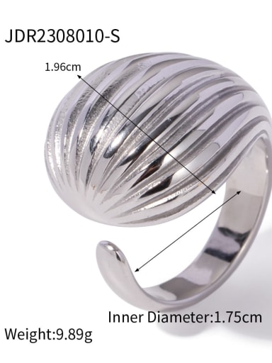 JDR2308010 S Stainless steel Geometric Trend Stud Earring