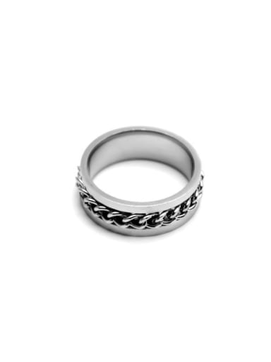 Chain rotation steel ring