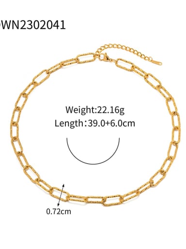 JDWN2302041 Stainless steel Geometric Trend Bracelet