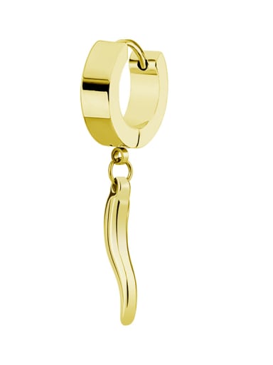 golden ( Single-Only One) Titanium Steel Geometric Minimalist Single Earring( Single-Only One)