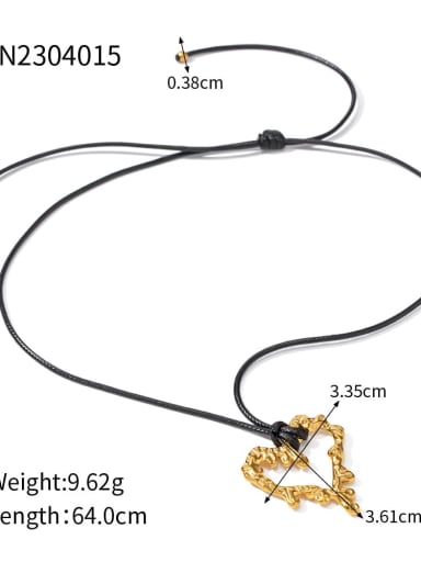 JDN2304015 Stainless steel Heart Trend Necklace