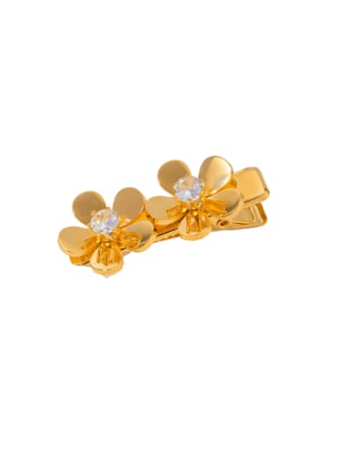 Stainless steel  Vintage Flower Hair Barrette