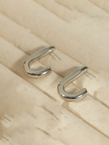 F996 Steel Earrings Titanium Steel Geometric Minimalist Drop Earring