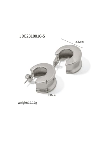 JDE2310010 S Stainless steel Geometric Minimalist Stud Earring