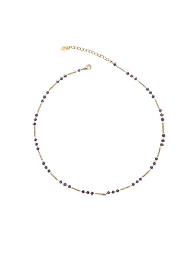 BrassMinimalist Geometric  Bracelet and Necklace Set