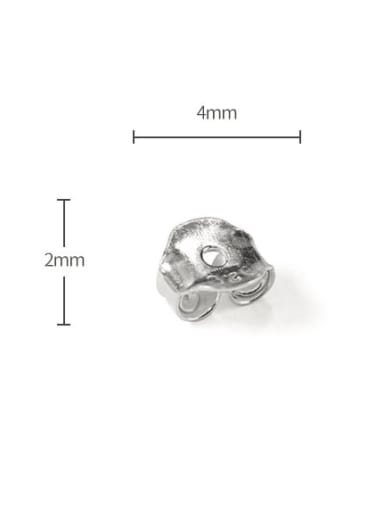 925 silver earplug 925 Sterling Silver Bead Geometric Minimalist Stud Earring