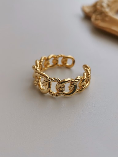 custom Copper Geometric Minimalist Blank Fashion Ring