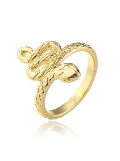 Brass Snake Vintage Band Ring