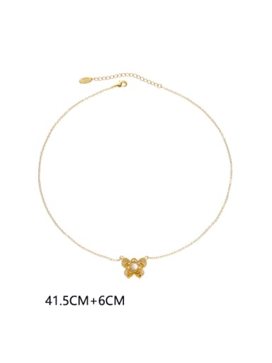 Brass Butterfly Minimalist Necklace