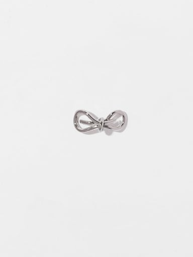 Brass Hollow Bowknot Vintage Single Earring (Single Only-One)