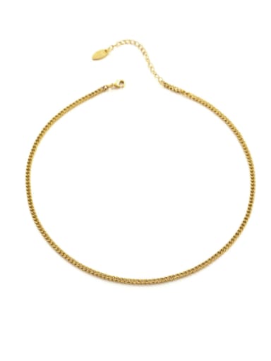 Chain necklace Titanium Steel Heart Minimalist Necklace