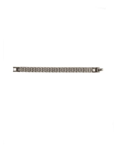 Titanium Hollow  Chain  Geometric Vintage Link Bracelet