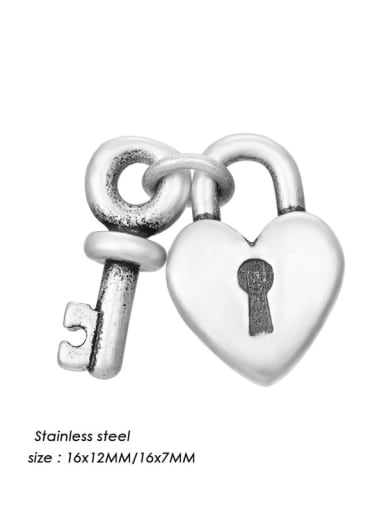 Stainless steel Vintage Key  Pendant DIY