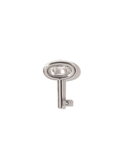 Brass Hollow Key Minimalist Single Earring(Single-Only One)