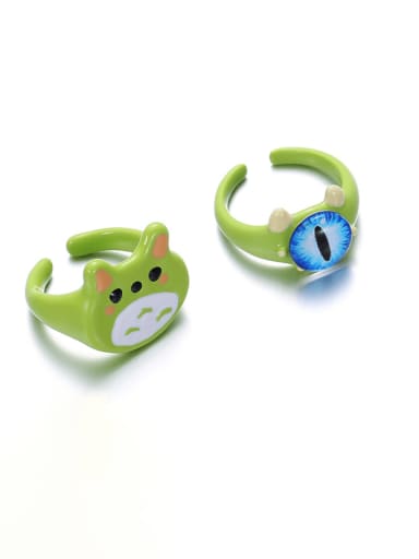 Alloy Enamel Animal Cute Band Ring