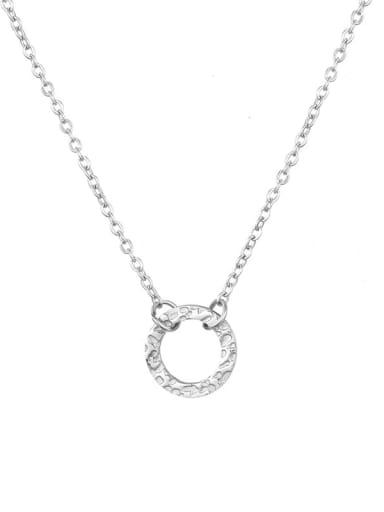 Stainless steel Round Minimalist Necklace