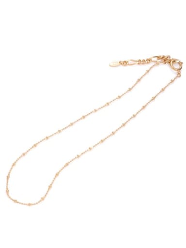 Brass Irregular Line Minimalist Necklace