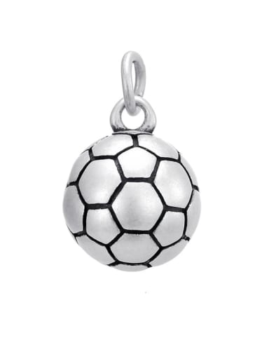 Stainless Steel 3d Round Ball  DIY Accessory Pendant