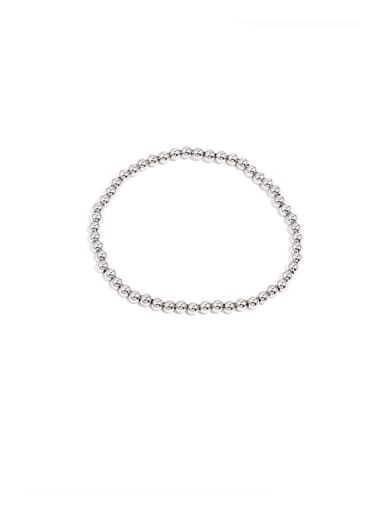 Titanium Steel Bead Geometric Minimalist Adjustable Bracelet