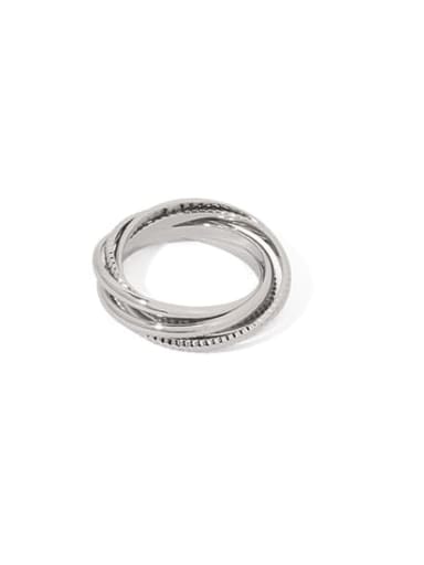 Brass  Hollow Round Vintage Stackable Ring