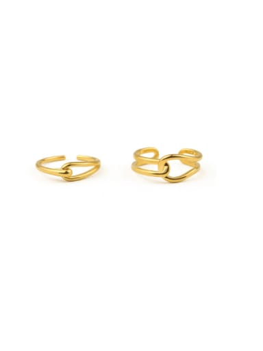 Stainless steel Geometric Minimalist Band Ring