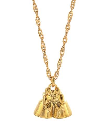 Brass Bell Minimalist Necklace
