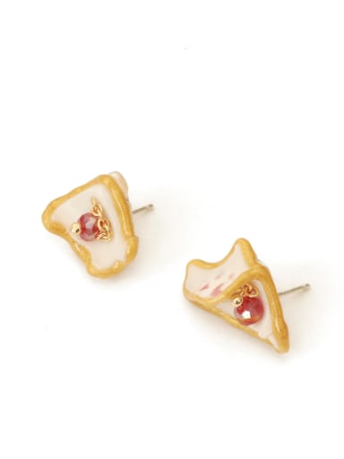 Brass Shell Irregular Vintage Stud Earring