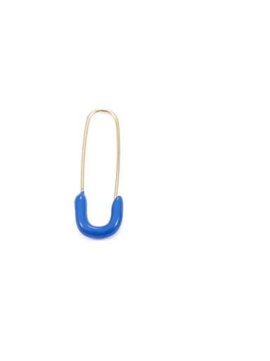 Brass Enamel Bowknot Minimalist Single Earring(only one)