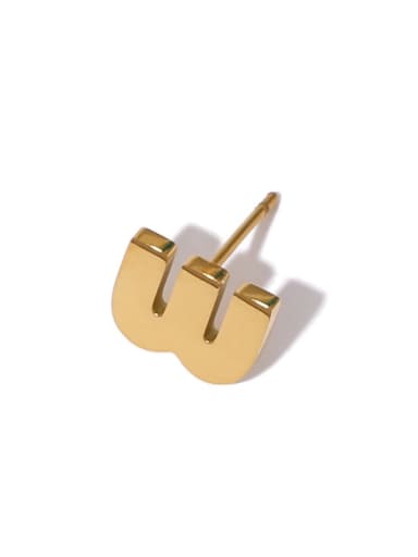 Titanium Steel Letter Minimalist Single Earring(Single-Only One)