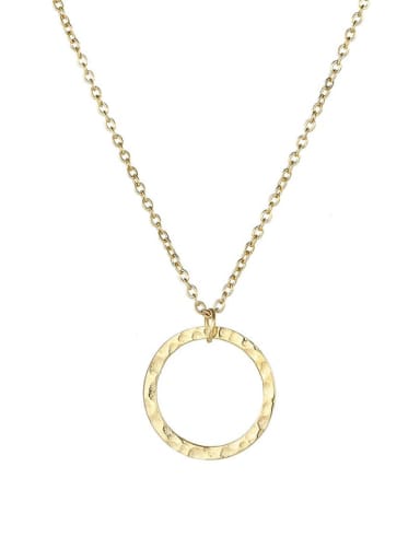 Stainless steel Round Minimalist Necklace