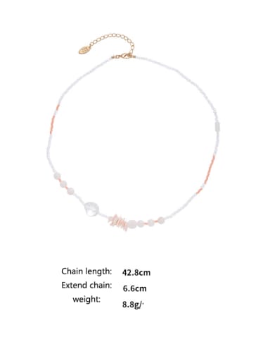 Brass Natural Stone  Trend Flower  Bracelet and Necklace Set
