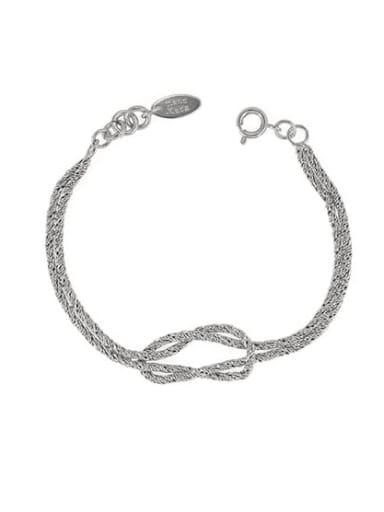 Brass Geometric Vintage Hollow chain Link Bracelet