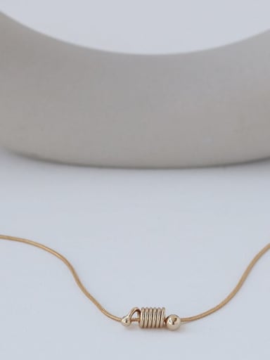 Brass Geometric Vintage Necklace