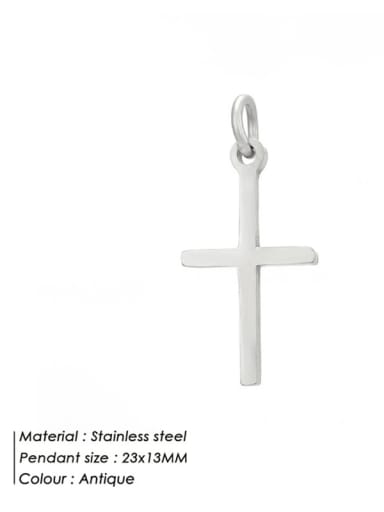 Stainless Steel Cross Pendant Diy Jewelry Accessories