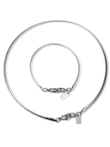 Titanium Steel Snake Minimalist Necklace