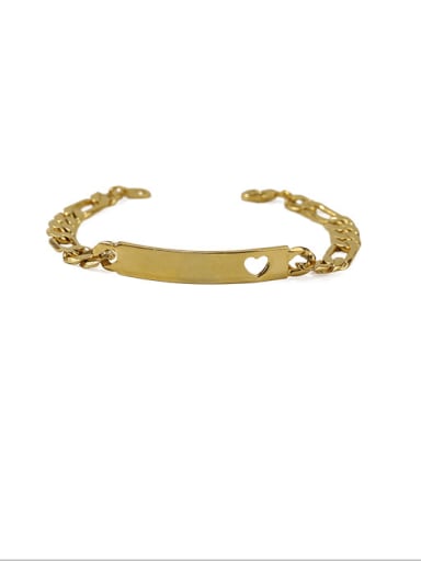 Brass Smooth Geometric Vintage Bracelet
